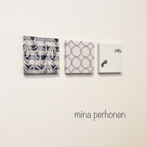 mina perhonen ミナペルホネン ファブリックパネル 3点セット