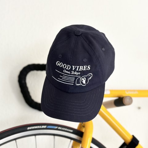 NAVY / OME GOOD VIBES CAP 