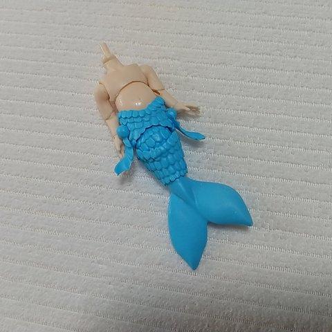 人魚 素体 青1/ホワイティ  #オビツ11 サイズ 