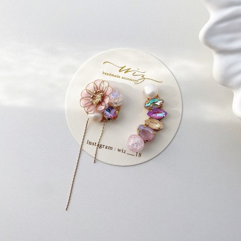 flower bijou earcuff