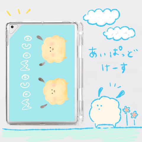 LINEスタンプでも大人気☆　shiosonの『もこもこまるまっと』☆　Pencil収納付きiPadケース！　002