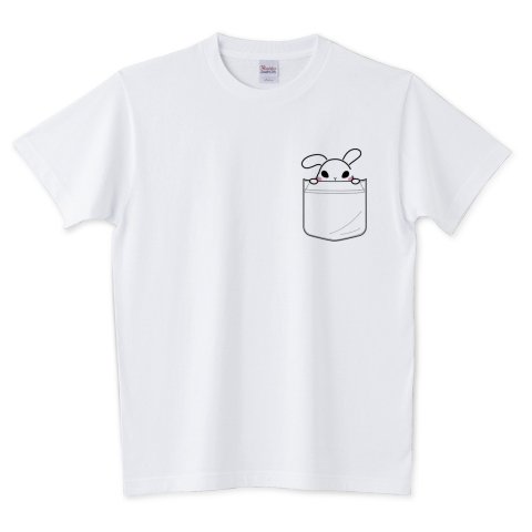 ポケットひょっこり葵ちゃん Tシャツ（ホワイト）