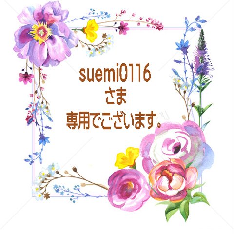 suemi0116様専用窓口でございます。