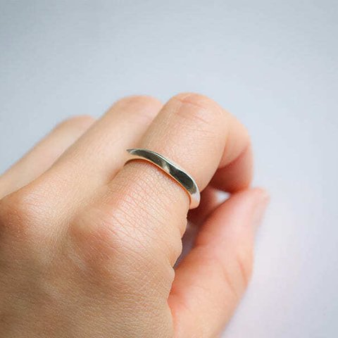 Angular ring / silver925