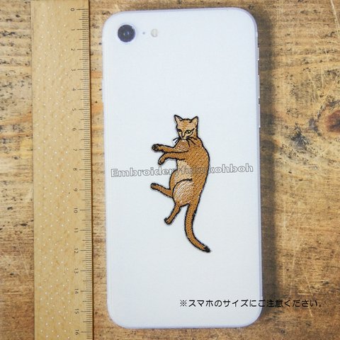 浮世絵っぽい猫　猫ワッペン