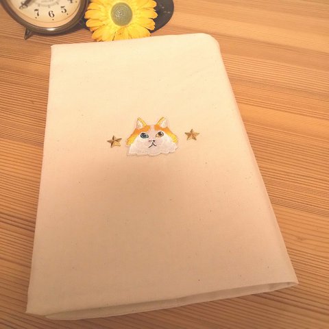 にゃにゃにゃ！参考書も余裕！Ａ５サイズのブックカバー④【売り上げの一部を保護猫の医療費に】