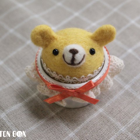 【sold out】レモンクマのココット　★02★