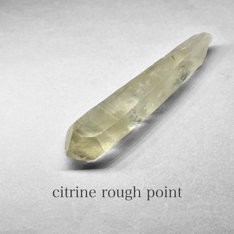citrine rough point / シトリンラフポイント 1：ファントム