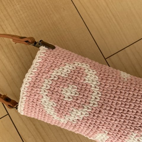 ペットボトルカバー　桜色