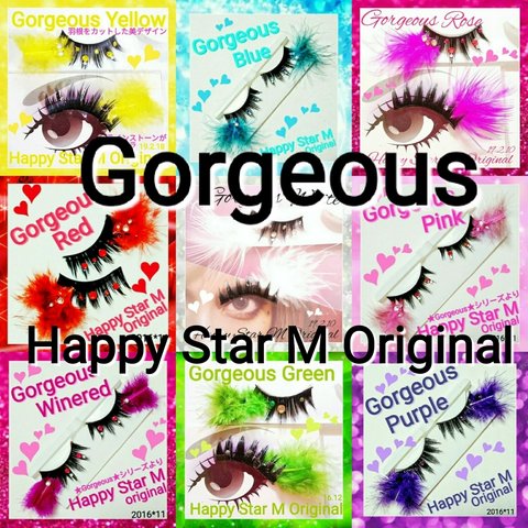 ❤★Gorgeous★StarMシリーズ★partyまつげ★配送無料★即購入不可