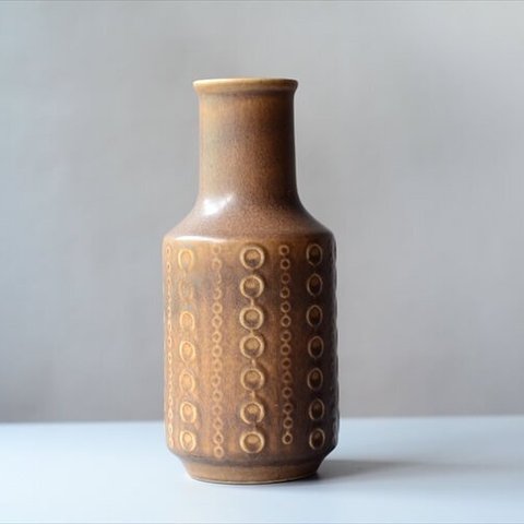 西ドイツ製 ヴィンテージ Ilkra Keramik 陶器の花瓶 Jlkra 花器 一輪挿し ミッドセンチュリー期 フラワーベース アンティーク_ig3809