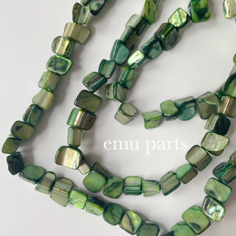 増量中！shell beads green30p
