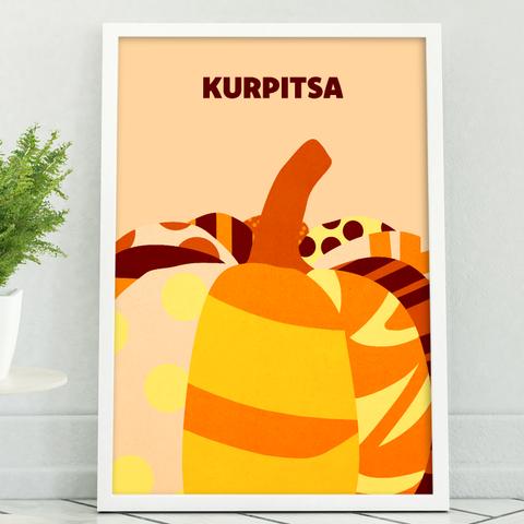 アートポスター/  Kurpitsa2 おしゃれインテリア・北欧、モノトーン好きの方に☆