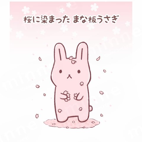 『桜に染まったまな板うさぎ』[DL ZINE]