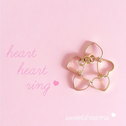 ♡ heart heart ring ♡