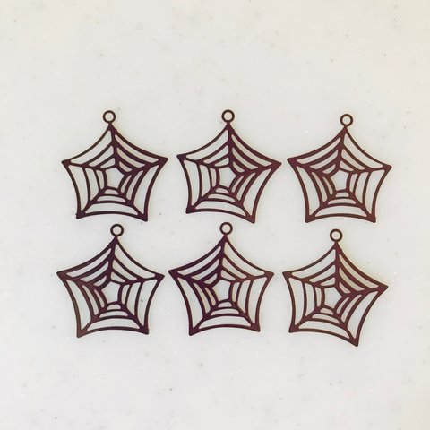 Wine Red Spiderweb Pendant Tops