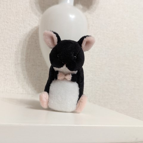 テディベア　チンチラ　ぬいぐるみ　ブラック