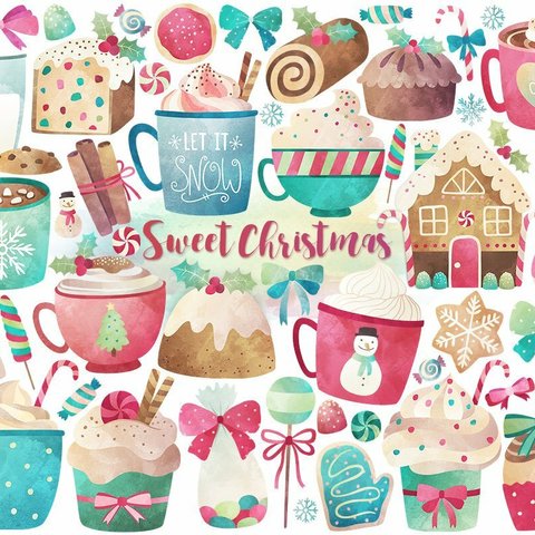 イラスト素材・Sweet Christmas デジタルコンテンツ 