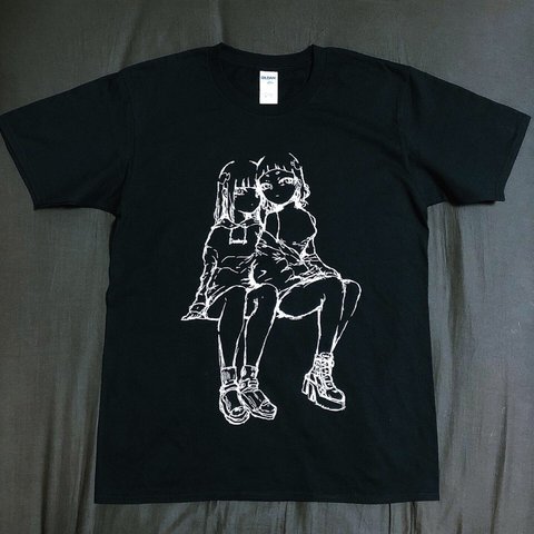 【黒/XLサイズ】Gemineye オリジナルTシャツ