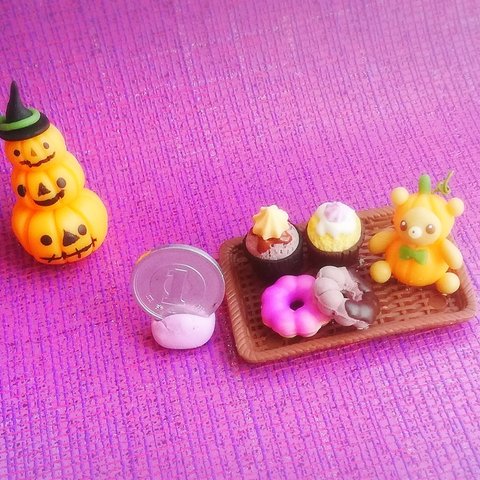 ミニチュアHalloween【ブラウン】