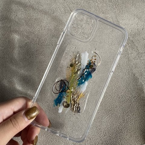 iPhone case "色とアンティークなワイヤー"