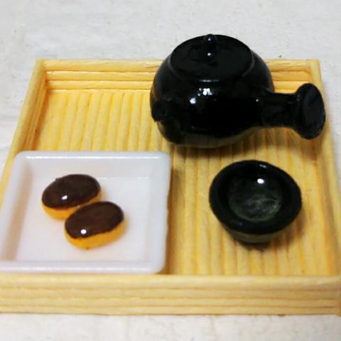 ミニチュア茶器&和菓子セット