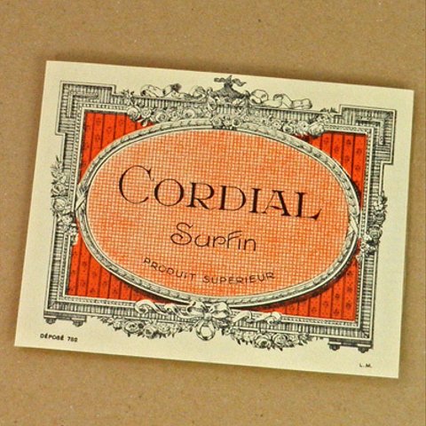 1枚/ Vintage ラベル Vol. 11（Cordial Surfun）DA-LA011