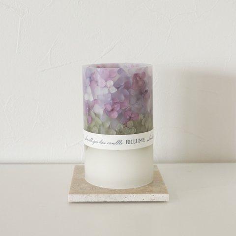 Small garden candle - Purple -　スモールガーデンキャンドル - パープル -
