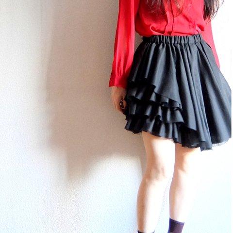 【再販】melty black skirt【受注製作】