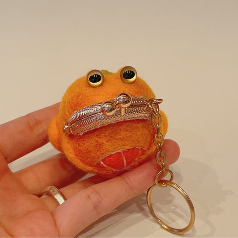 フルーツカエル　みかん🍊