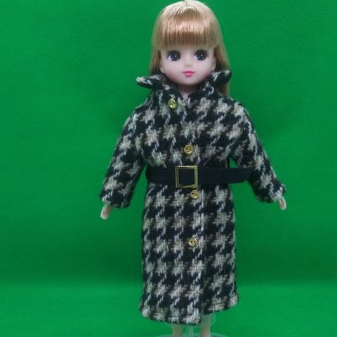 リカちゃん　ハンドメイド　コート　ロングコート