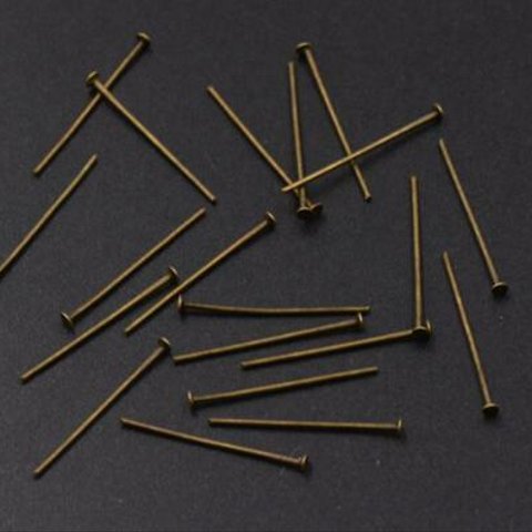 GM-133 150g Tピン 0.8×25mm アクセサリーパーツ 真鍮古美 3×【50g】