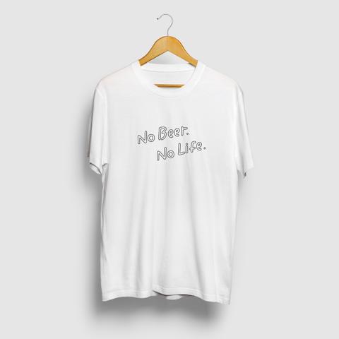 NO BEER NO LIFE ノービアーノーライフー ビールロゴTシャツ 4