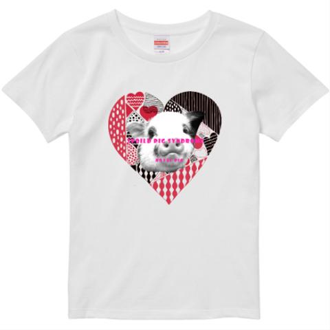 RoyalPig Heart T-shirt white