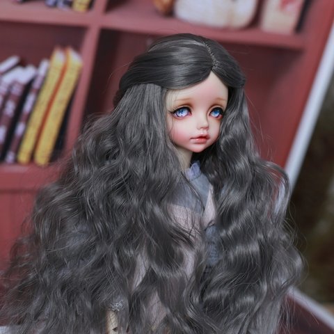 BJD 1/3 1/4  1/6人形 ドール用ウィッグ カツラ 耐熱 ハンドメイドzxww-375