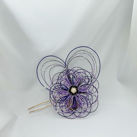 かんざし【一期一会】Ornate hairpin【once-in-a-lifetime encounter (hence should be cherished as such)】