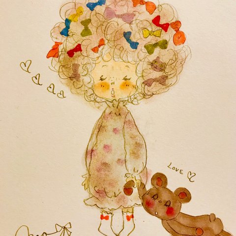 リボンちゃんとお花ちゃん