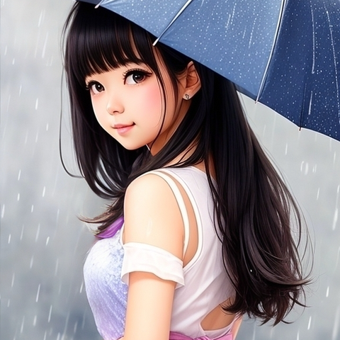 スマホ壁紙 雨