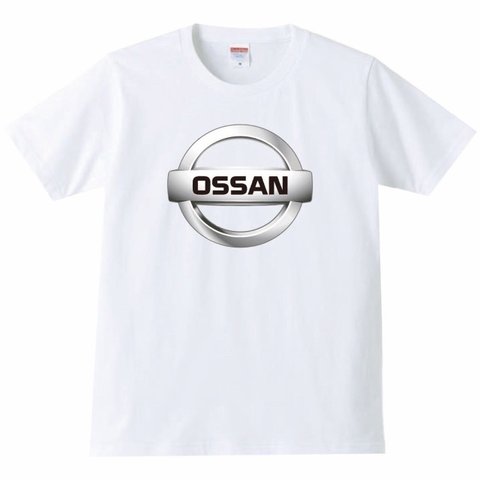 【送料無料】【新品】【5.6oz】OSSAN おっさん オッサン Tシャツ パロディ おもしろ 白 メンズ サイズ プレゼント