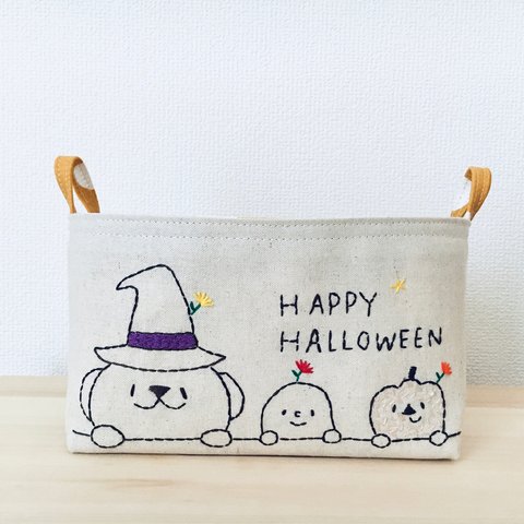 ハロウィンのお菓子入れ