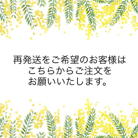 再発送手続きについて