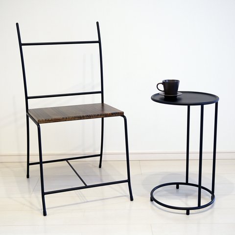 【カフェにいるかのようなお洒落な椅子】デザインチェアー【W40×D50×H89(cm)】