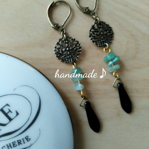 handmade♪フレンチフックピアス