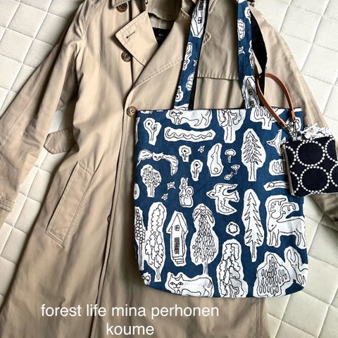 forest life 肩がけバッグ　ミナペルホネン　mina perhonen