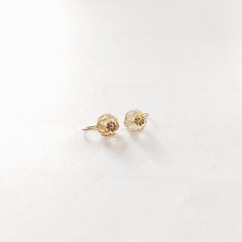 SWAROVSKI × gold : ノンホールピアス（ピアスへの変更+150円）