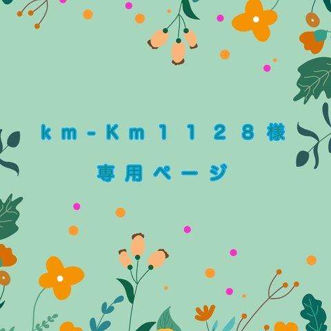 km-km1128様専用ページ✿