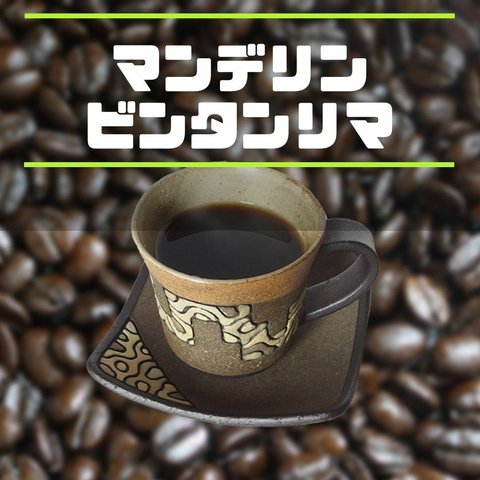 マンデリン  ビンタンリマ 300g 自家焙煎コーヒー豆 中深煎り