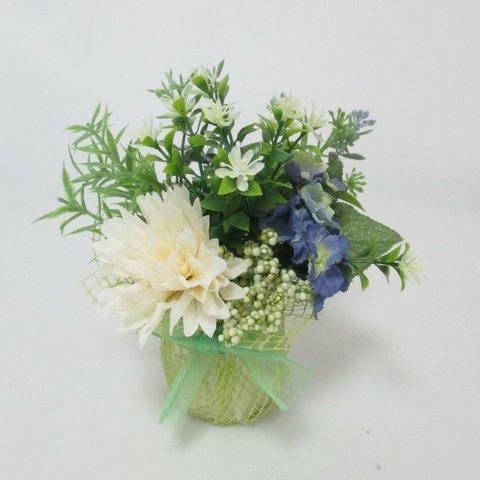 まり菊と紫陽花（仏花〉　ｍ-1685