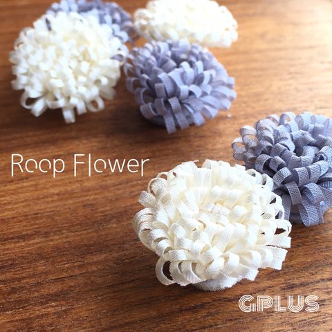 SALE【選べる4個 roop flower大】ハンドメイド カボション パーツ 送料無料