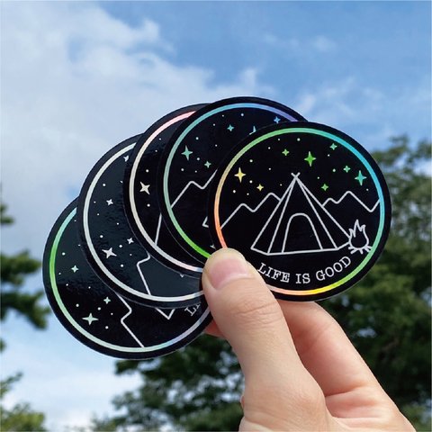 NIGHT CAMPING STICKER ナイトキャンピングステッカー